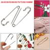 Accessories Silver DIY Craft Jewelry Sewing Tools Safety Pins Small Brooch Large Safety Pin Needles