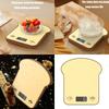High Precision Digital Kitchen Scale Digital Wighting Scale with Unique Toast Designs for Home Baking Enthusiasts