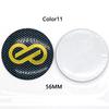 4pcs/lot 45mm 56mm 65mm Car Wheel Center Hub Cap Badge Stickers