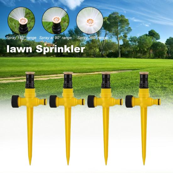 4Pcs Garden Sprinkler Versatile Lawn Sprinkler Garden Watering System for Watering Grass Plants Flowers Vegetables
