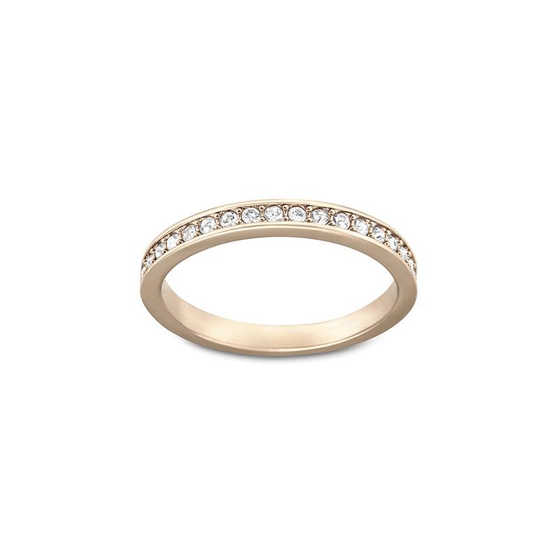 Swarovski Редкое Декоративное Инкрустированное Кольцо с Украшением Позолоченное Розовым Золотом Женское Розовое Золото 5032899