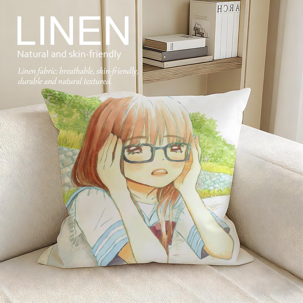 Anime Sangatsu no Raion Cushion Cover Pillowcase Set Pcs x x Breathable Washable Sofa Cushion Cover