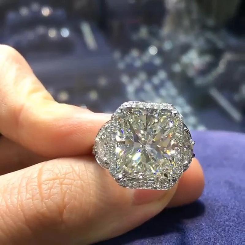 Gorgeous Party Rings Female Luxury Lady Dazzling Zirconia Wedding Accessories for Women Noble Party High-quality Jewelry