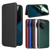 Противоударный чехол-книжка с слотом для карт из углеродного волокна для OnePlus ACE 2 PRO 5G