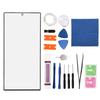 Phone Screen Assembly Front Outer Lens Glass Screen Replacement Kit with Repair Tools for Samsung