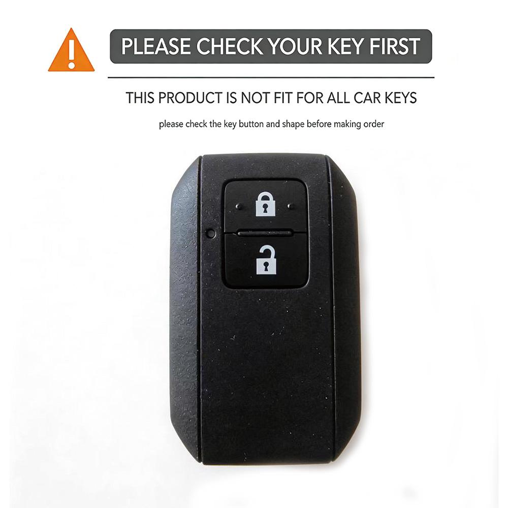 TLIN5 2026 New 2 Buttons For Suzuki Swift 2017 2018 Silicone Key Case Cover Keyless Fob Shell Skin Keyring Key Chain Holder Protector
