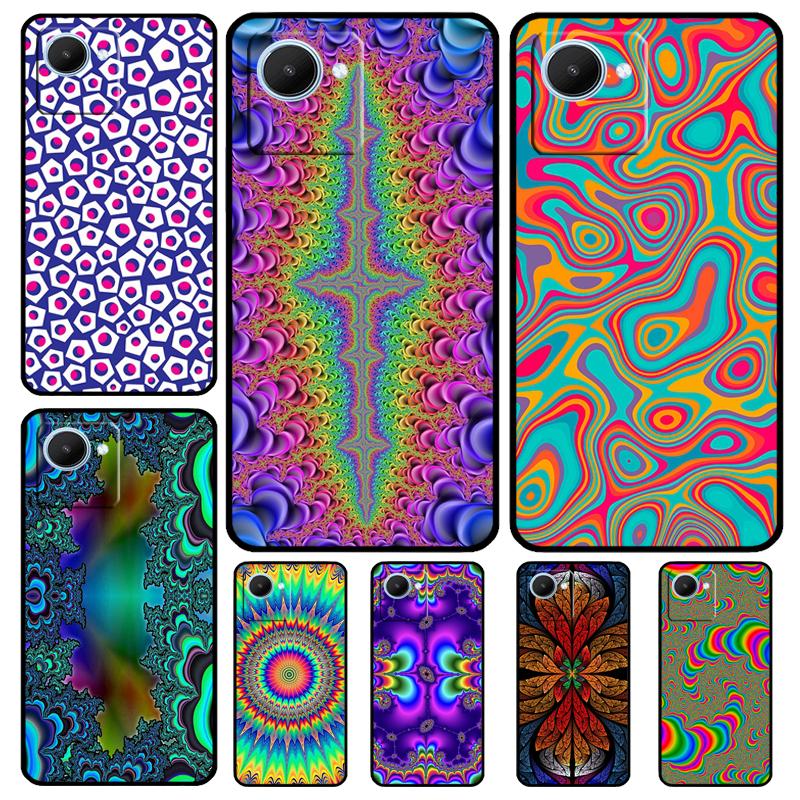 Vintage Ornament Case For Realme 11 Pro Plus 10 9 GT Neo 5 3 3T C11 C15 C25s C21Y C30 C31 C33 C35 C53 C55