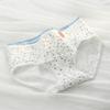 5 Pcs Women's Cotton Briefs Mid Rise Full Coverage Ladies Panties Floral Print Soft Stretch Underwear