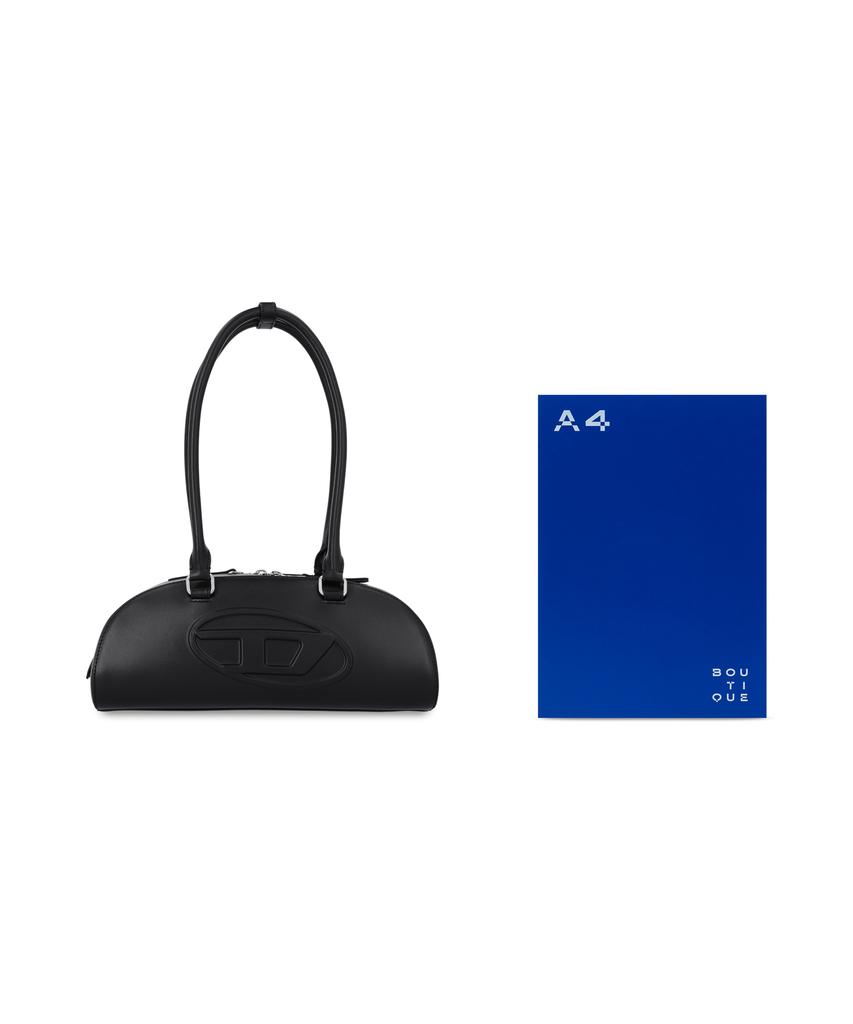 DIESEL 1Dr Dome Shoulder Bag - Black / X10641P8279T8013