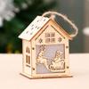 Luminous Wood Village House Glowing Wooden Christmas Cabins DIY Home