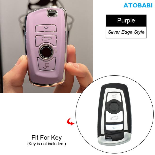 ТПУ чехол для ключей от машины, дистанционный брелок, защитная крышка, держатель для ключей для BMW 3, 5, 6, 7 серии F07 F10 F11 F18 F06 F12 F13 F01 F02 F03 F25