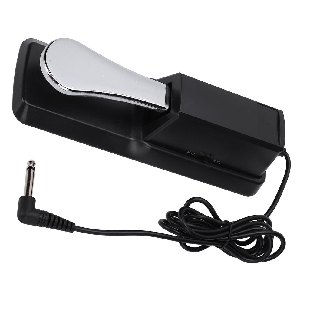 Sustain Pedal Metal ABS Universal for Digital Piano Electronic Portable Keyboards