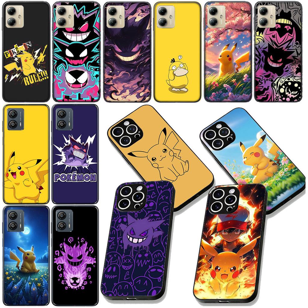 P-Pokemons GO Gengar P-Pikachus Phone Cover for Xiaomi Poco C85 C65 C75 X7 X6 M6 M8 F7 F8 Ultra F6 Pro 4G 5G Protective Case