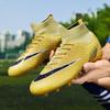 Новые детские футбольные бутсы мужские сломанные шипы ag длинные и короткие шипы TF женские студенческие плоскоподошвенные искусственные плоские кроссовки с высоким верхом