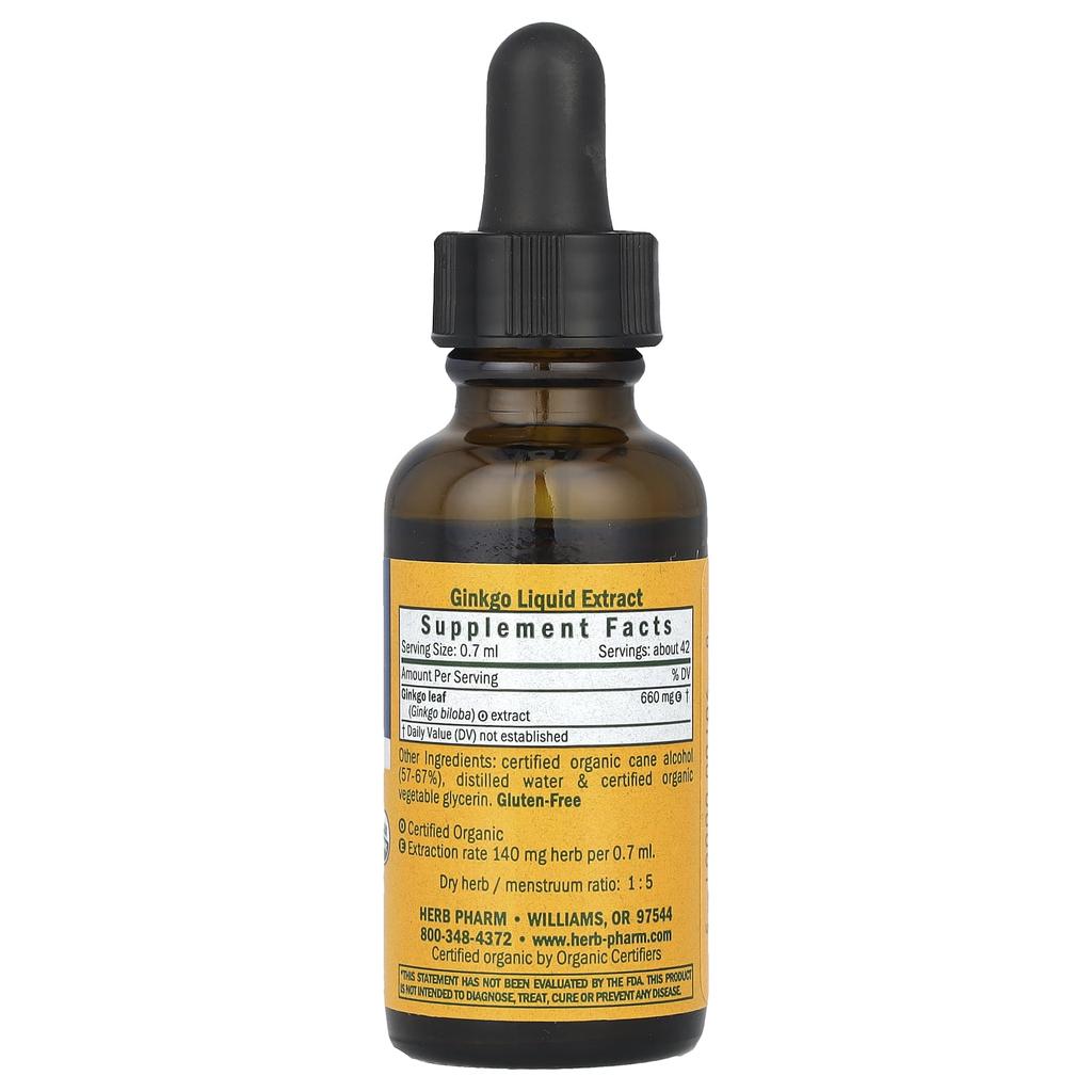Herb Pharm Ginkgo Biloba, 1 Fl Oz (30 Ml)
