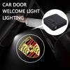AAOO1 2PCS Carbon Fiber Car Door Lights Door Lights Projector Door Welcome Light For Porsche 911 Cayenne 918 Pajun 718 Panamera Macan