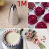 1pc, Stainless Steel Rose Medium Pipping Tip for Perfect Frosting and Decorating - Ideal for Cupcakes