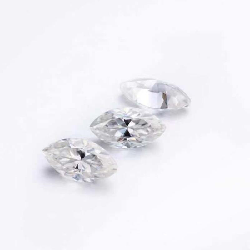 Cellacity Настоящие муассаниты огранки маркиз, свободные драгоценные камни от 0,5 карата до 3 каратов D, цвет VVS1, с сертификатом GRA, пропуск для проверки бриллиантов