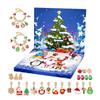 Bracelets Christmas Countdown Calendar Girls Jewelry Charm Kit 24 Days Christmas Bracelets Countdown Calendar For Kids Children