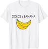 Смешная футболка Dolce And Banana Nana Фрукт Веганская Овощная Здоровая