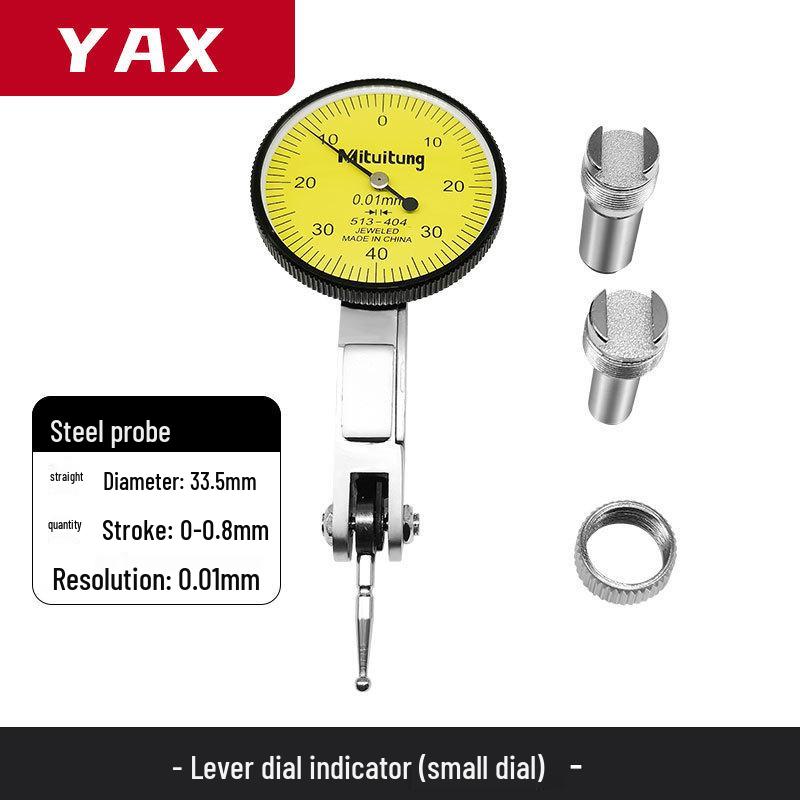 Small High-Precision Magnetic Base Dial Indicator Set 0-10