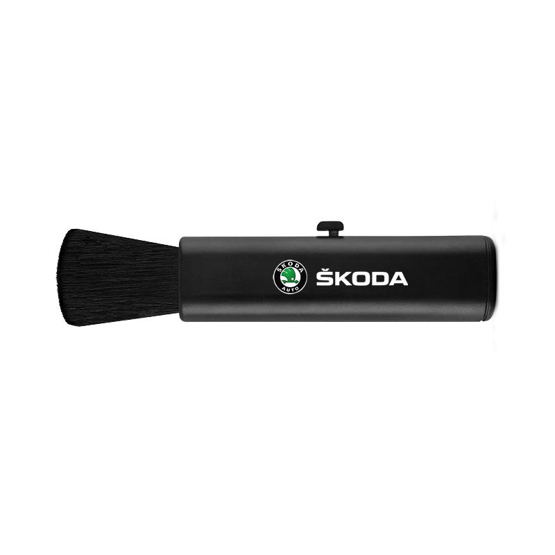 rdkbe8 Retractable Car cleaning brush Car Dashboard Cleaning Tools For Skoda Kodiaq Fabia Kamiq Karoq Octavia 3 A5 A7 Rapid Scala Kami