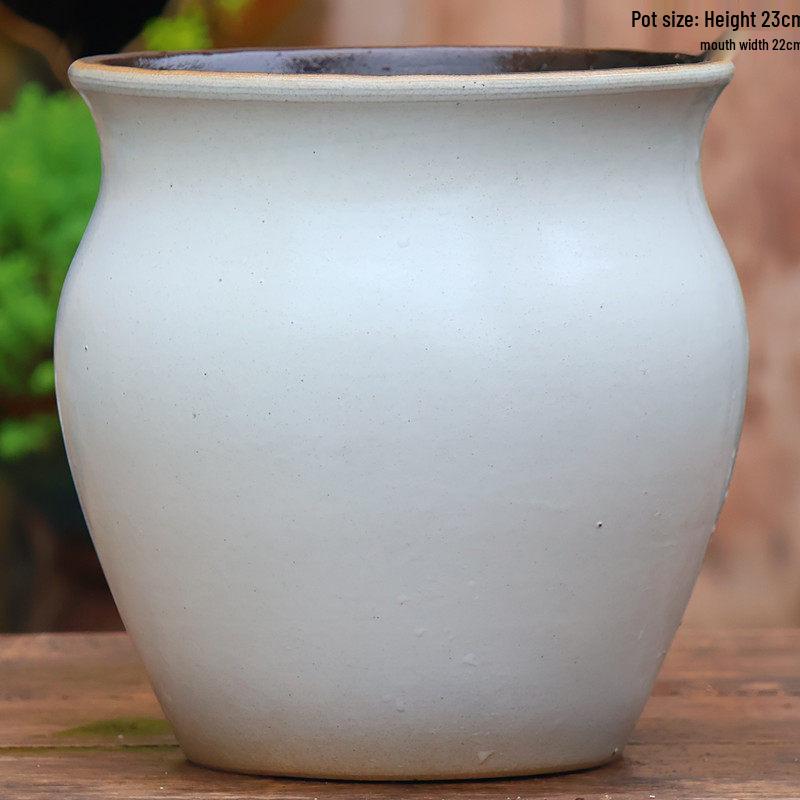 Высокий ручной керамический глиняный горшок для суккулентов и орхидей