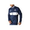 Adidas Real Madrid Sports Logo Stand Collar Jacket Men Outerwear Navy-Blue DX8709