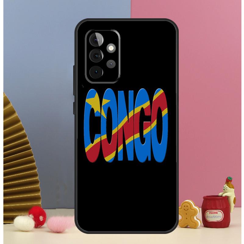Congo Democratic Republic Flag Case For Samsung Galaxy A13 A33 A53 A26 A16 A36 A56 A15 A35 A55 A14 A34 A54 A12 A32 A52 A17