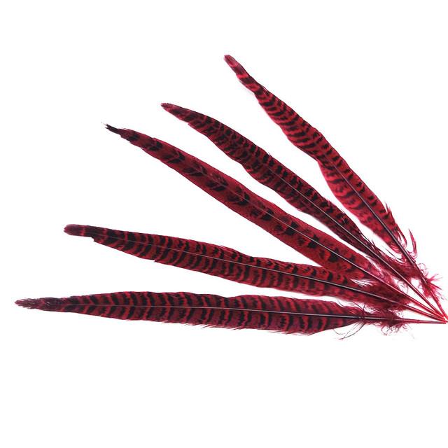 10pcs Natural Female Pheasant Tail Feathers For Crafts Diy Plumes Jewelry Making Wedding Decorations Partys Decor Plumas 23 -30cm