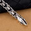 S925 Sterling Silver Jewelry Domineering Faucet Keel Men's Bracelet Domineering Retro Thai Silver Bracelet