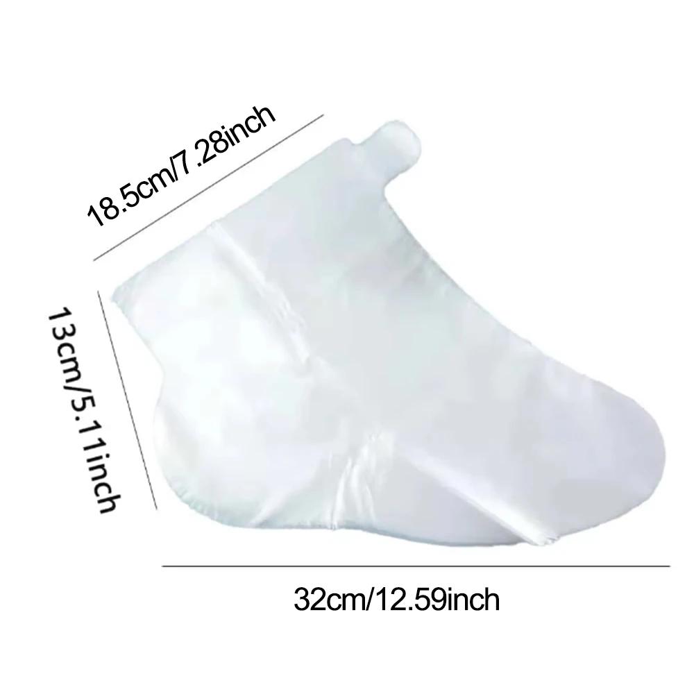 100 Pcs,Transparent Disposable Foot Bags Detox SPA Covers Pedicure Prevent Infection Remove Chapped Bath Wipe Foot Care Tools