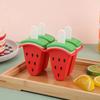 4/6 Grid Ice Cream Popsicle Mold, Covered Fruit-shaped Mold, a Creative DIY Kitchen Ice Cream Making Tool for Home Use.