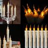 Уличные 6 длинных электронных свечей LED длинный шест рождественские декоративные свечи атмосфера вечеринки имитация свечного света