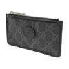 Gucci Кошелек-визитница на молнии с монограммой GG для унисекс, для повседневного использования