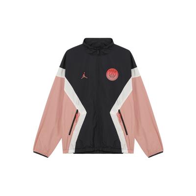 Paris Saint-Germain FW24 Anthem удобная модная куртка на молнии в американском стиле мужская куртка цвета ржавчины-розовый, темно-серый, парусно-белый FV7741-685