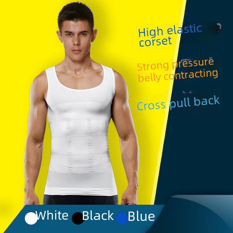 Slim 'n Lift Seamless Men's Tummy Control Body Shaper Vest