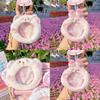 Cat Rabbit Sakura Bear Plush Keychain Animal Mini Coin Bag Cartoon Kids Gift