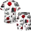 New Fashion Hawaiian Style 3D Print Tees/Shorts/Sets Casual Holiday Couple Outfits Summer Short Sleeve T-Shirt Beach Shorts Suit