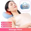 Электрическая портативная массажная подушка, массажер для шеи, инструмент для массажа всего тела, разминающий горячий компресс, массажная подушка для дома, автомобиля, офиса