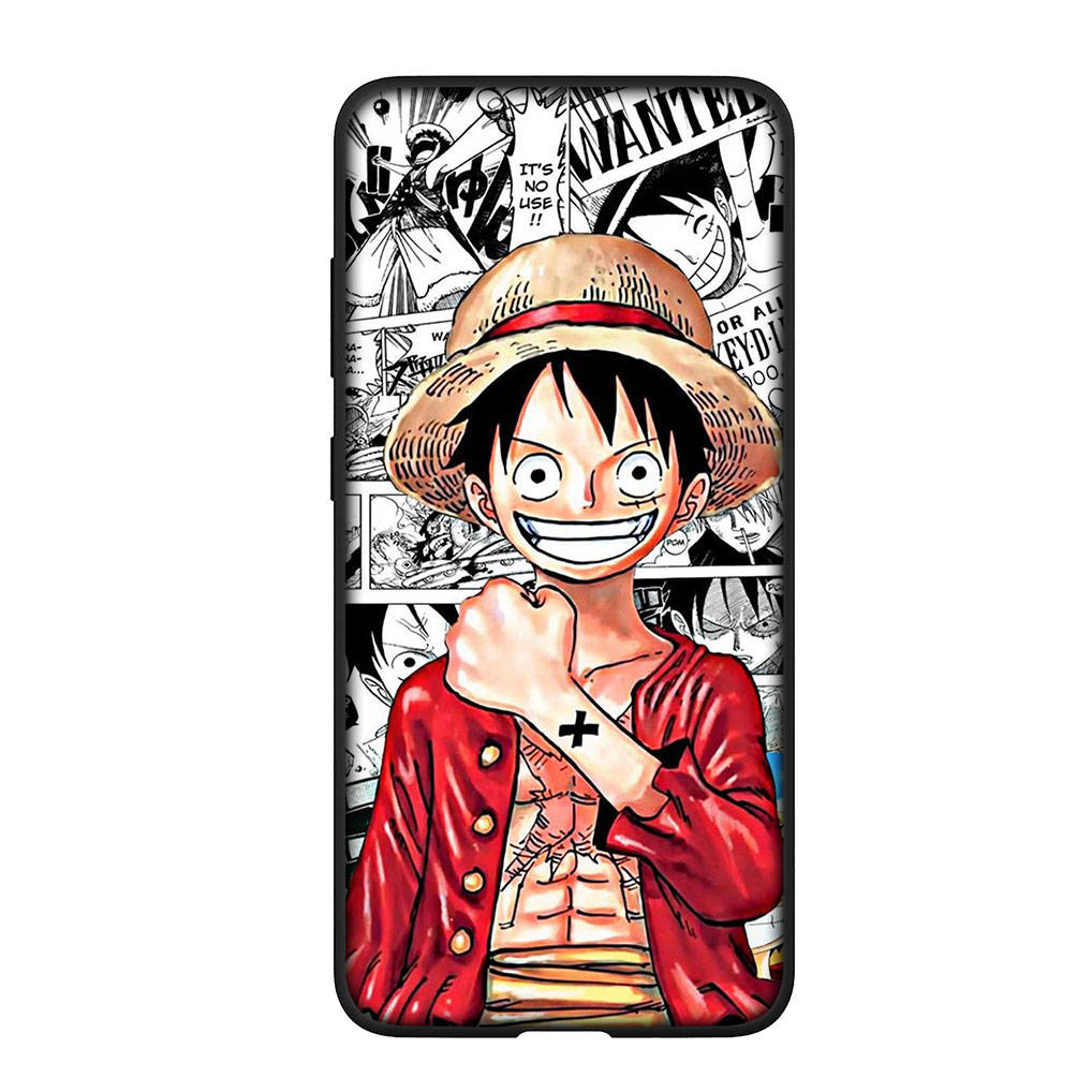 For Samsung Galaxy S24 S23 iPhone 16 15 14 Xiaomi Redmi Note 13 12 11 10Plus 9 Pro Max X XR Phone Case Comics Sanji Luffy One Piece OPPO Huawei Cover