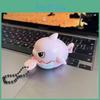 Adorable Shark Dinosaur Keychain Rope Toy Made From Durable Plastic Material For Kids