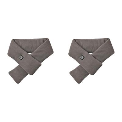 Электрический шейный бандаж, теплый нагрудник, быстрый нагрев за 1 секунду для женщин и мужчин (серый)