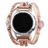 Элегантные кожаные ремешки, совместимые с Samsung Galaxy Watch, 20 мм 22 мм, Бохо-браслет, Ручная работа
