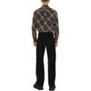 Burberry Check Cotton Shirt Men's Brown 80992211