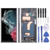 100% Проверенный TFT LCD Экран с Сенсорным Стеклом, Полная Сборка с Рамкой для Samsung Galaxy S22 Ultra SM-S908B, Не Поддерживает Отпечаток Пальца