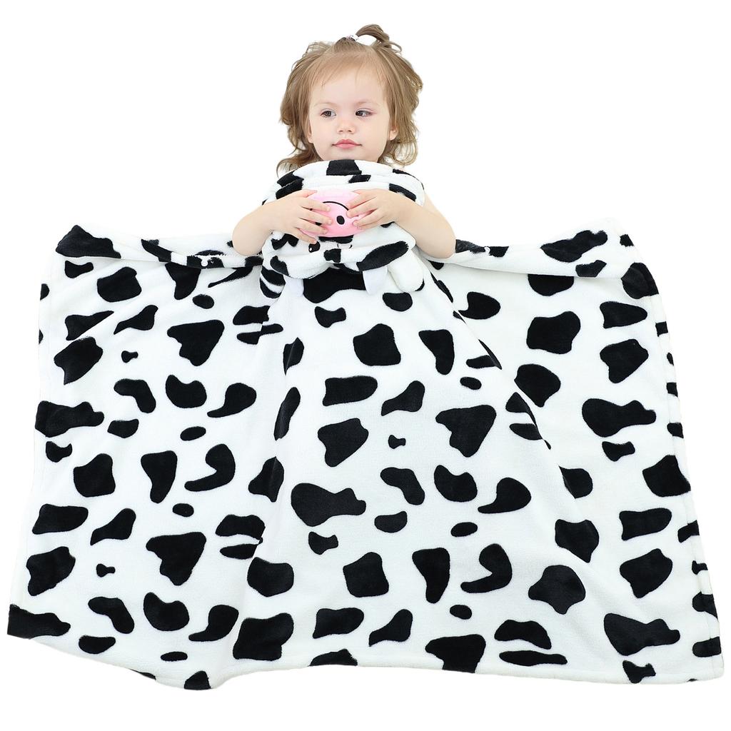 Милое плюшевое одеяло с рисунком для маленьких мальчиков и девочек, накидка, банный халат