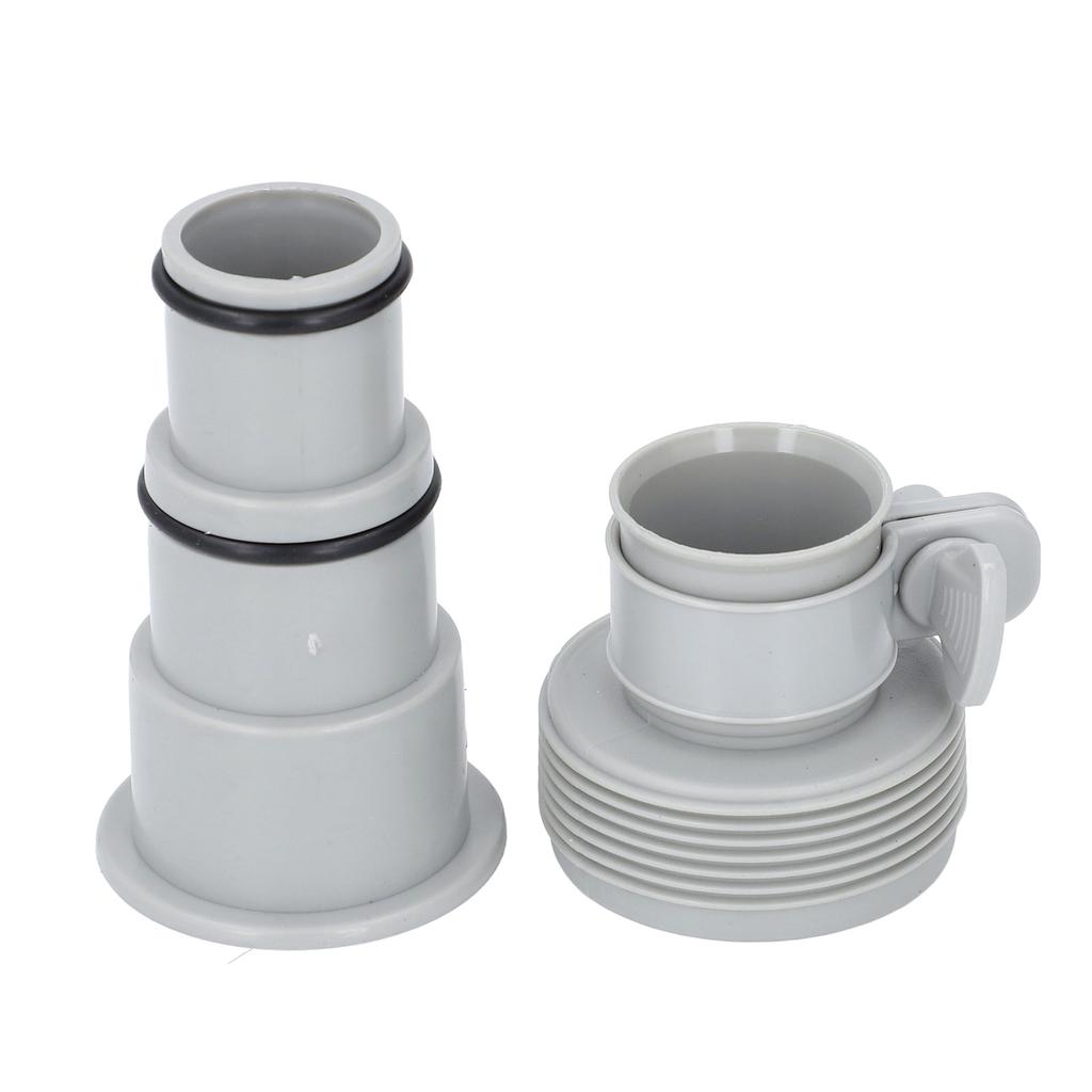 Набор из 4 шт. Адаптер для шланга бассейна Набор ПВХ Резьбовой Хомутный Тип Соединитель Шланга Насоса Бассейна Комплект для Замены