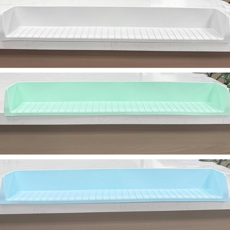 Bathtubs Splash Guards Toy Storage Shelf With 3 Feet Extended Design Safe Silicone Water Barrier For Toddlers Bath Safety