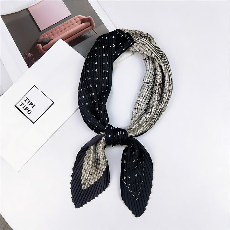 Модный декоративный шарф, повязка для волос, резинка для волос 70, маленький квадратный шарф, шелковый шарф, женский весенне-осенний универсальный маленький шарф, профессиональный шарф